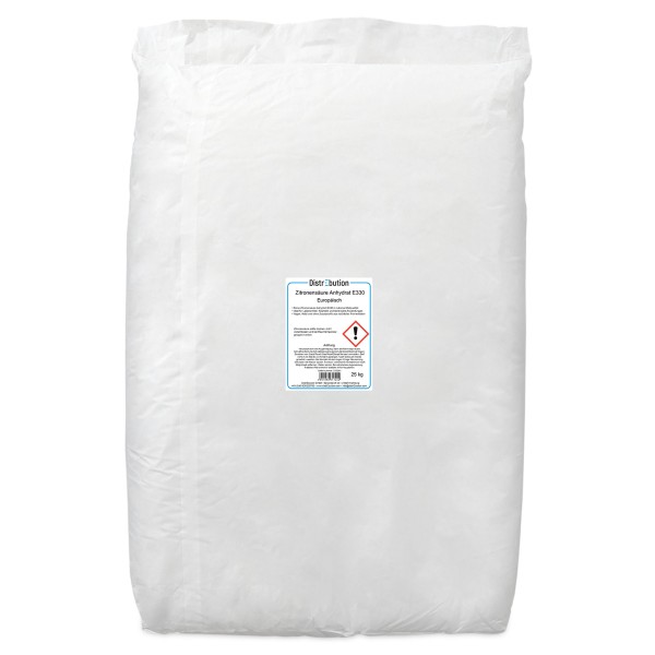 Zitronensäure Anhydrat E330, 16 - 35 Mesh – Europäisch