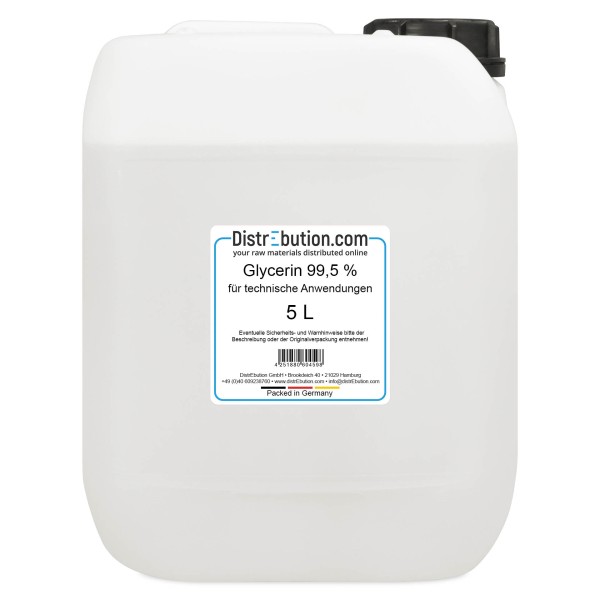 Glycerin 99,5 % für technische Anwendungen 5 L