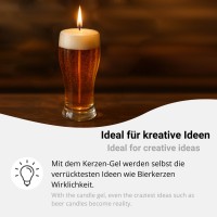 Preview: Transparent Candle Gel – Crystal-Clear Gel Wax for Candle Casting Preview: Transparent Candle Gel – Crystal-Clear Gel Wax for Candle Casting