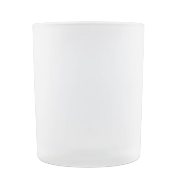 Glass Candle Jar Frosted 200 ml