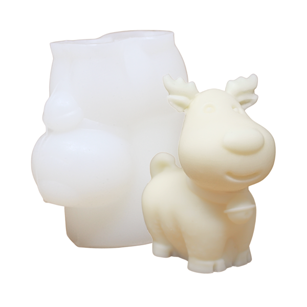 Kerzenform – Rentier "Rudolph"