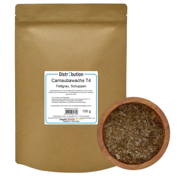 Carnauba Wax T4 Fat Grey Flakes