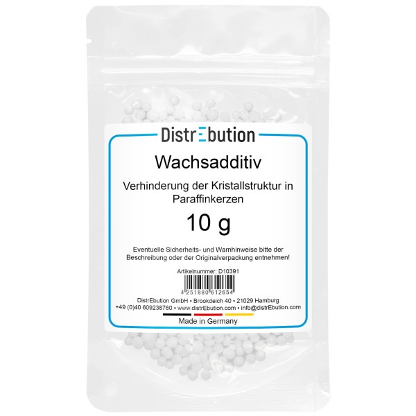 Wax additive to prevent the crystal structure in paraffin candles 10 g