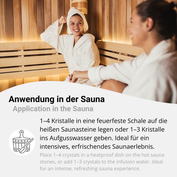 Mentholkristalle aus 100% Minzöl