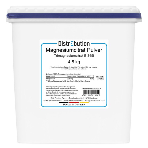 Magnesiumcitrat Pulver - Trimagnesiumcitrat E 345i