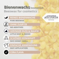 Vorschau: Bienenwachs kosmetisch Cera flava gelb Pastillen Vorschau: Bienenwachs kosmetisch Cera flava gelb Pastillen