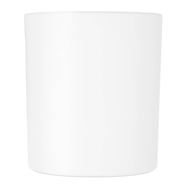 Kerzenglas weiß matt 300 ml