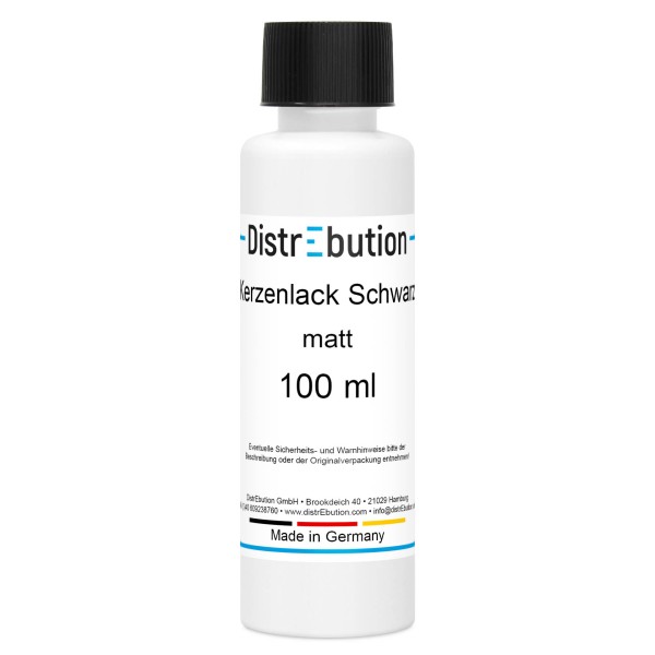 Candle varnish black water soluble